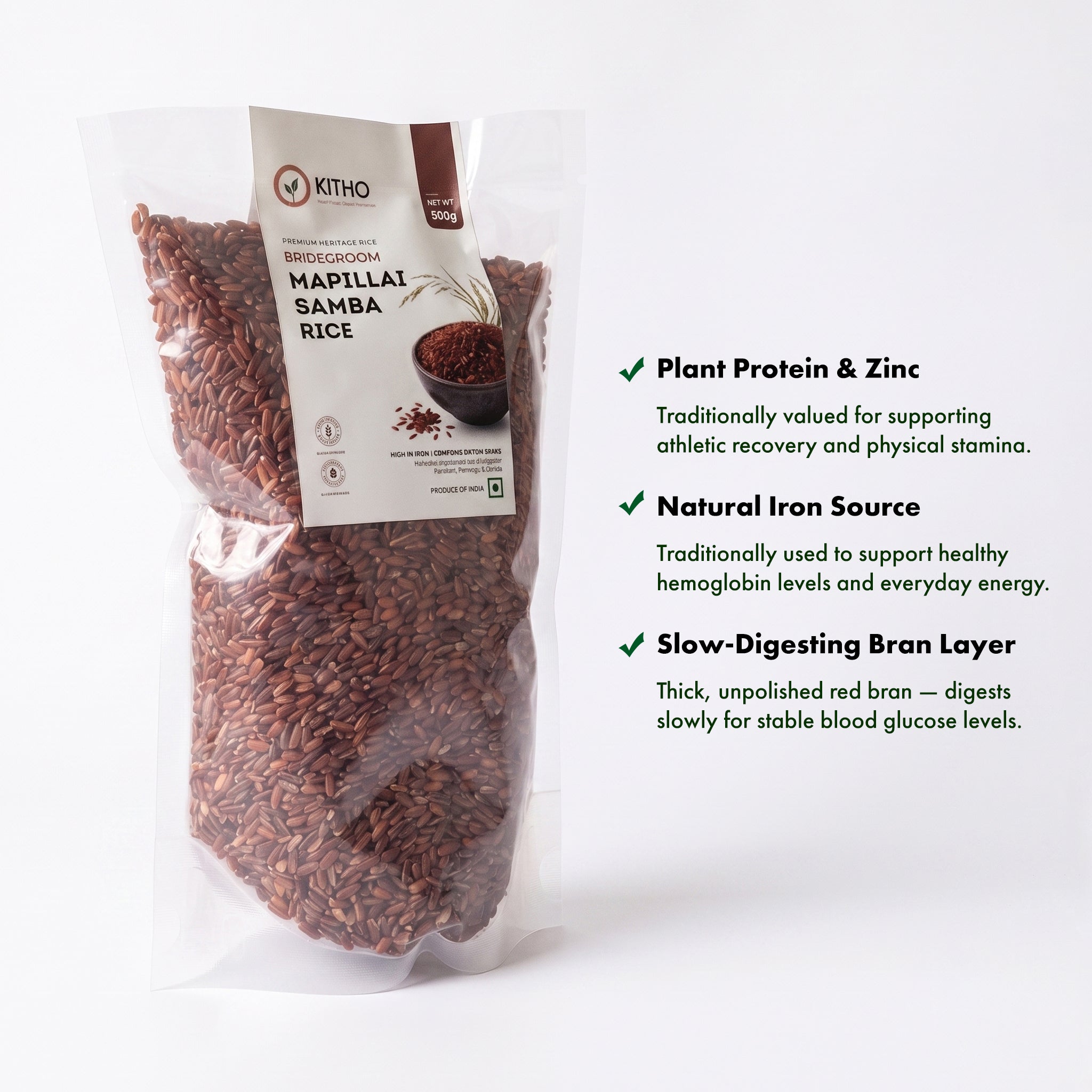 Mapillai Samba Rice – Traditional Red Rice