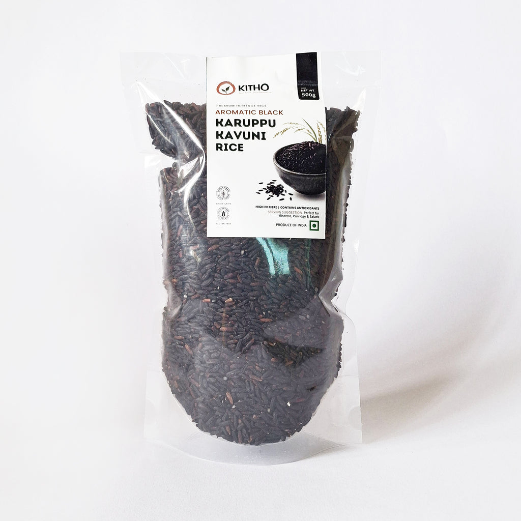 Karuppu Kavuni Rice – Traditional Black Rice