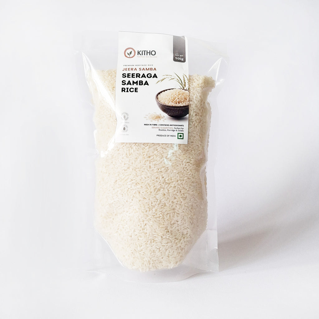Seeraga Samba Rice - Traditional Aromatic Biryani Rice