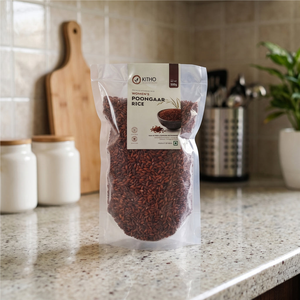 Poongar Rice – Traditional Unpolished Red Rice